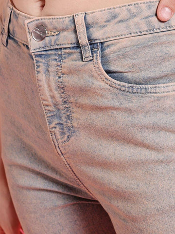 Women's Tinted Straight Fit Denim Jeans