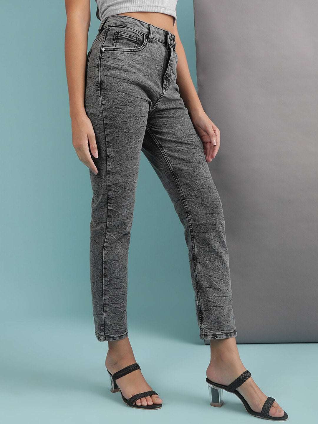 Women's Rag Wash Straight Fit Denim