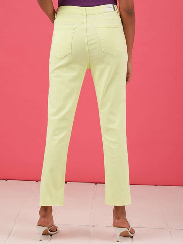 Women's Overdyed Straight Fit Denim Jeans