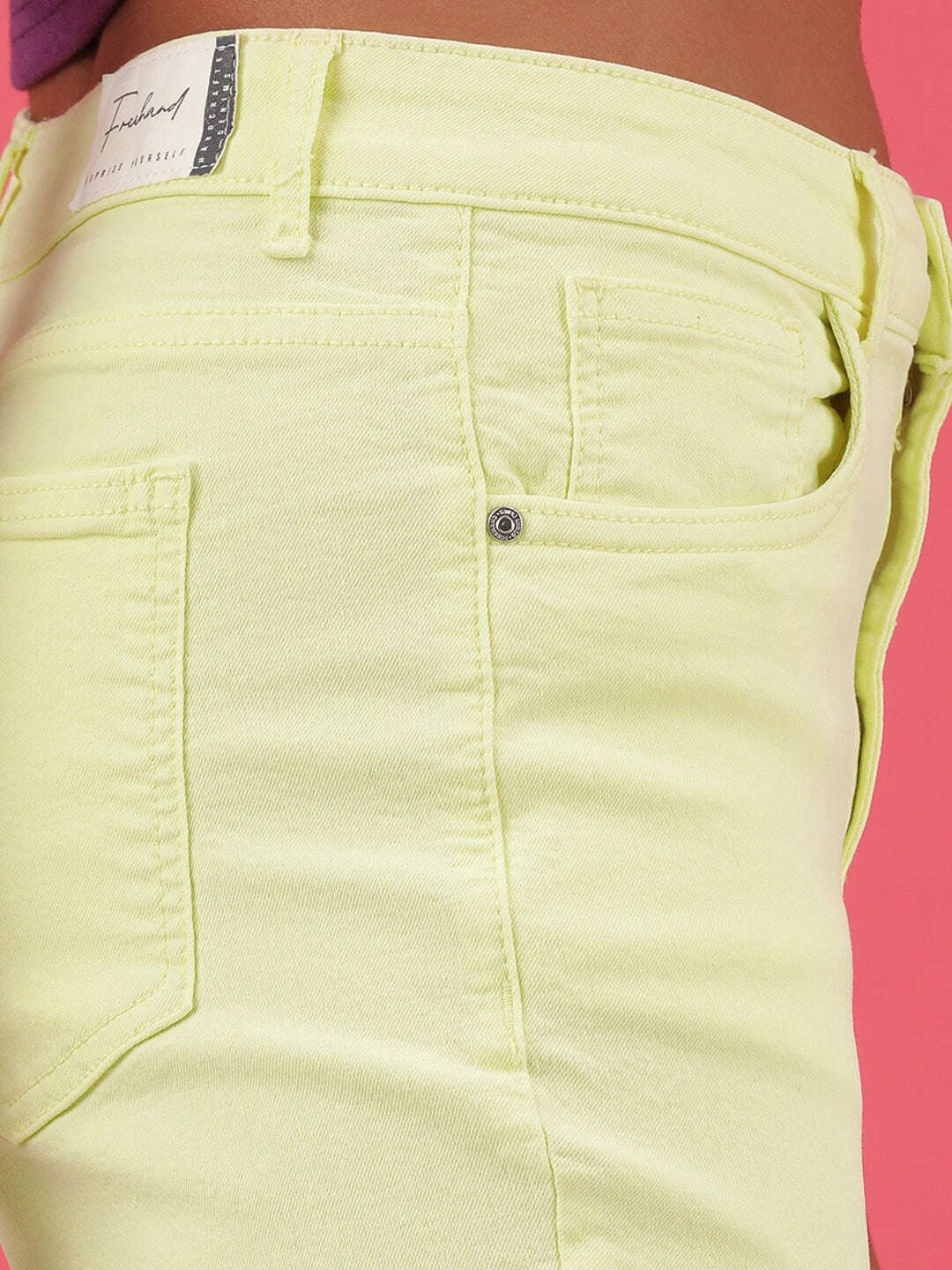 Women's Overdyed Straight Fit Denim Jeans