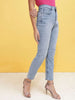 Women's Distressed Straight Fit Jeans