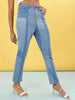 Women's Color Block Straight Fit Denim Jeans