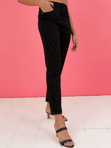 Women's Laser Straight Fit Denim Jeans