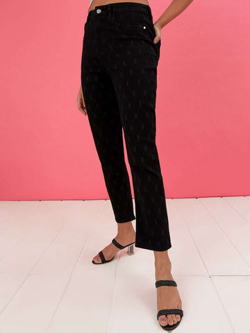 Women's Laser Straight Fit Denim Jeans