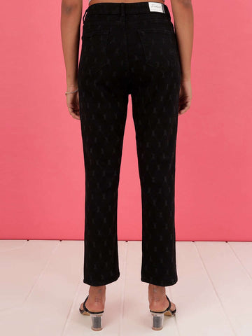 Women's Laser Straight Fit Denim Jeans