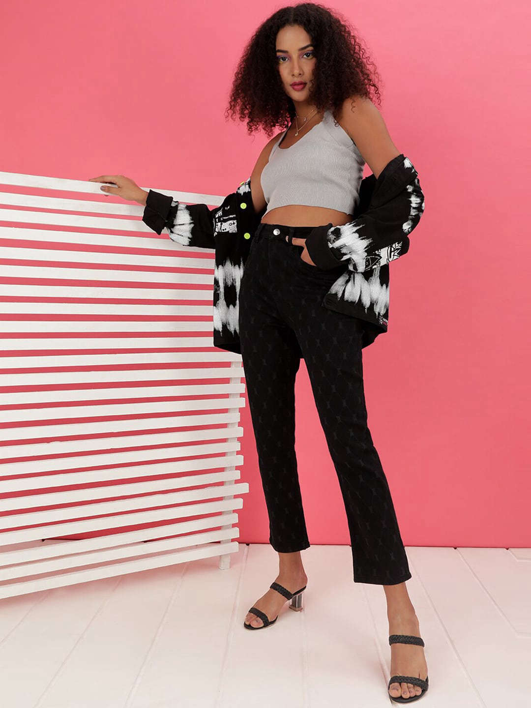 Women's Laser Straight Fit Denim Jeans