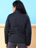 Women's Quilted Jacket With Fur Insert