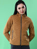 Women's Quilted Jacket With Fur Insert