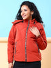 Women's Quilted Jacket With Fur Insert