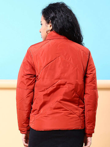 Women's Quilted Jacket With Fur Insert