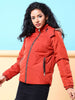 Women's Quilted Jacket With Fur Insert