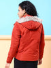 Women's Quilted Jacket With Fur Insert