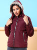 Women's Quilted Jacket With Fur Insert