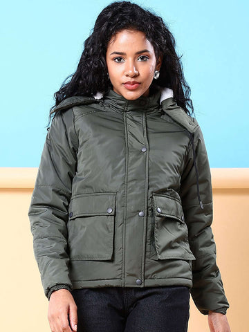 Women's Winter Crop Jacket