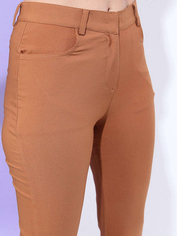 Women's Solid Bootcut Pant