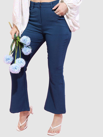 Women's Solid Bootcut Pant