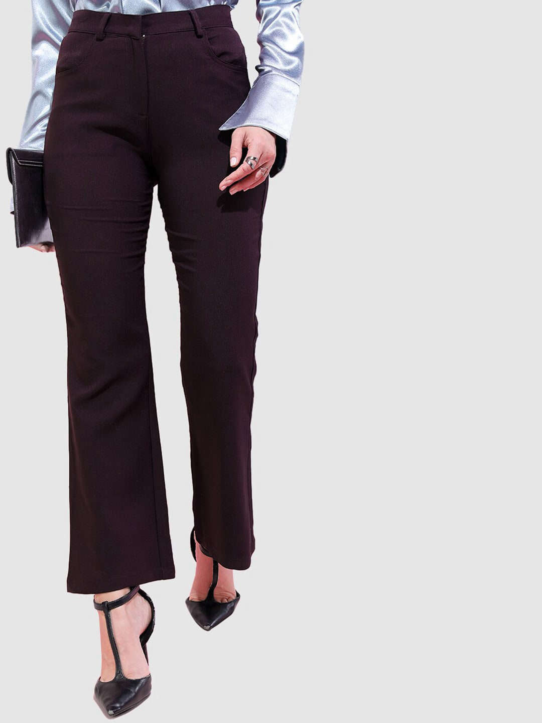 Women's Solid Bootcut Pant