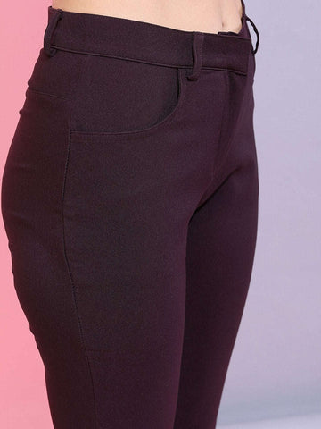 Women's Solid Bootcut Pant