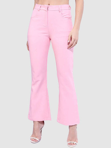 Women's Solid Bootcut Pant
