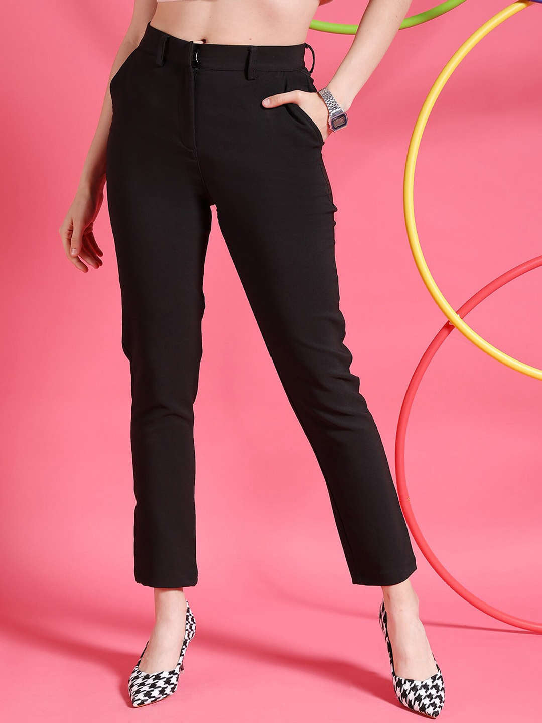 Women's Solid Tapered Pant