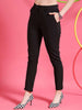 Women's Solid Tapered Pant