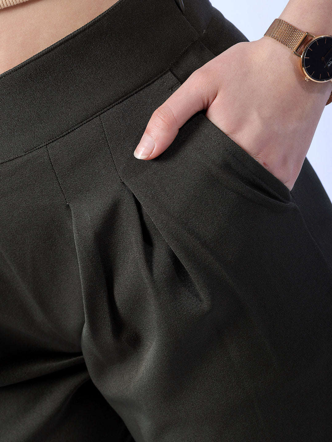 Women's Solid Trouser