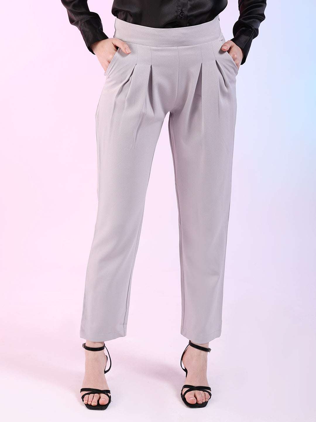 Women's Solid Trouser