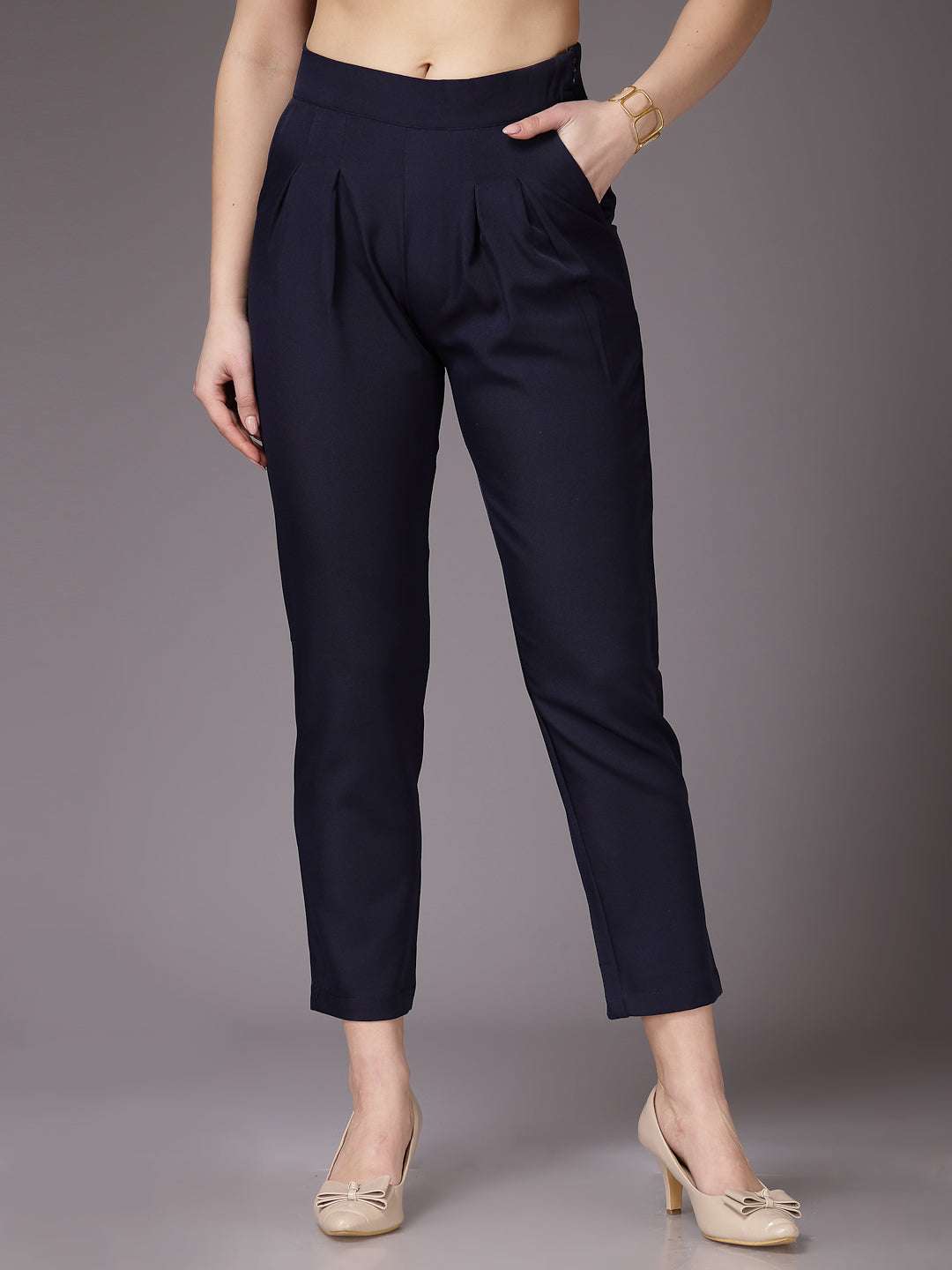 Women's Solid Trouser