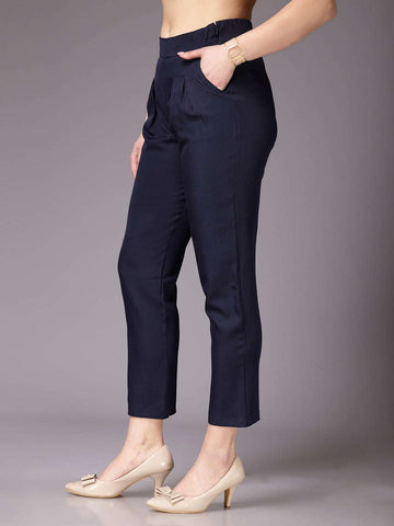 Women's Solid Trouser