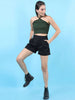 Women's Solid Flared Shorts