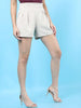 Women's Solid Flared Shorts