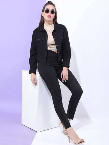 Women's Solid Skinny Fit Jegging