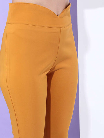 Women's Solid Skinny Fit Jegging