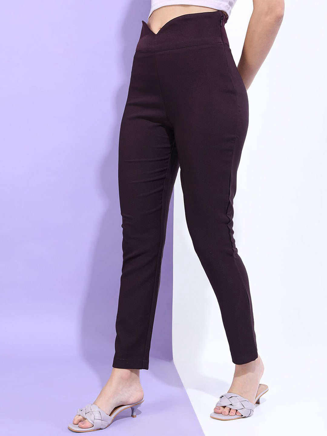 Women's Solid Skinny Fit Jegging