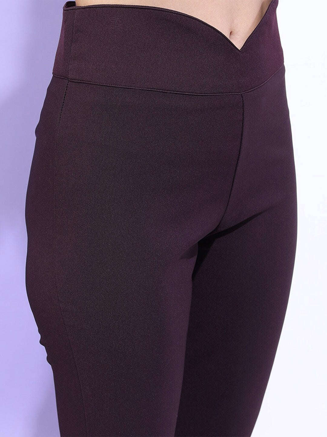 Women's Solid Skinny Fit Jegging