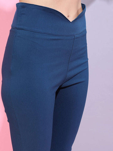 Women's Solid Skinny Fit Jegging