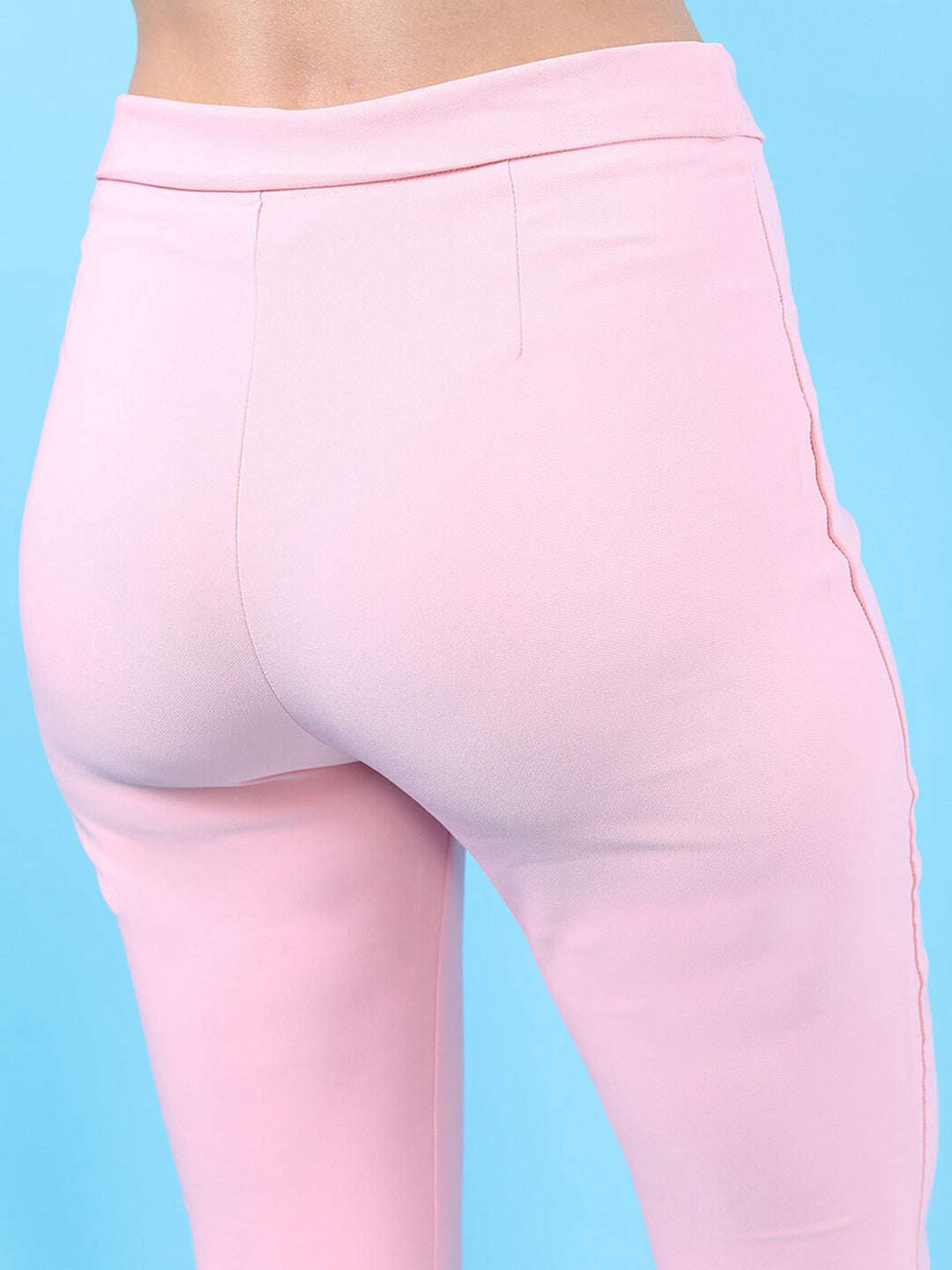 Women's Straight Leg Tapered Pants With Slit