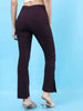 Women's Straight Leg Tapered Pants With Slit