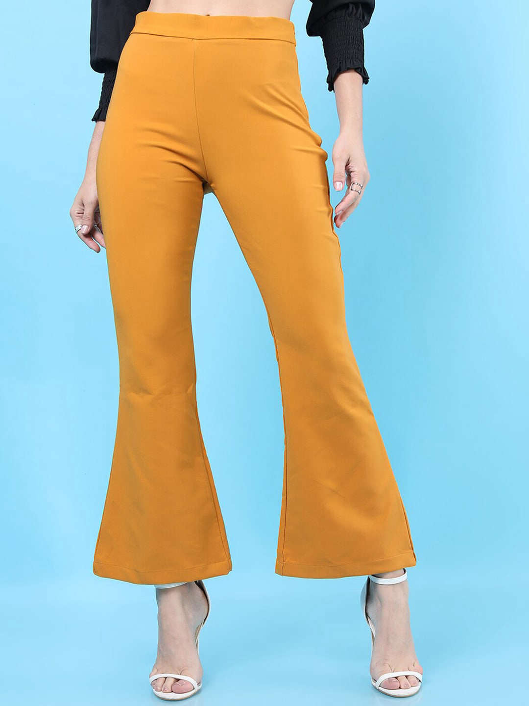 Women's Solid Bootcut Pant