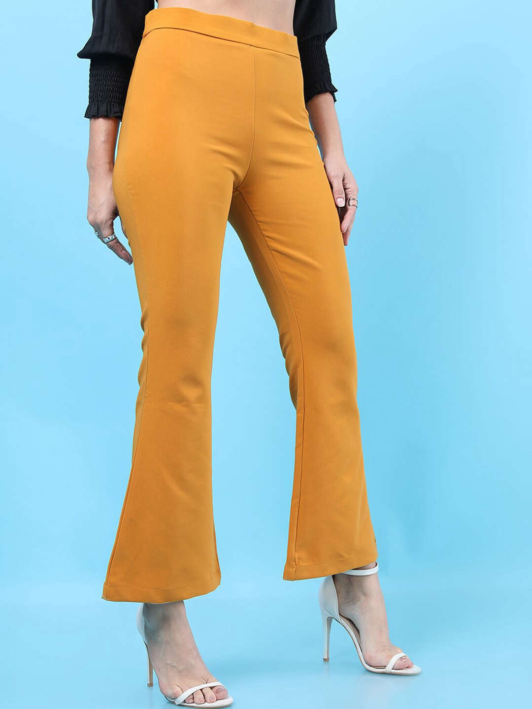 Women's Solid Bootcut Pant