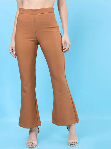 Women's Solid Bootcut Pant