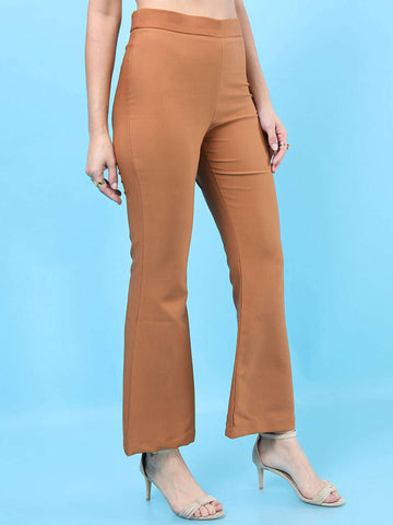Women's Solid Bootcut Pant
