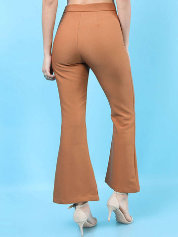 Women's Solid Bootcut Pant