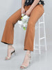 Women's Solid Bootcut Pant