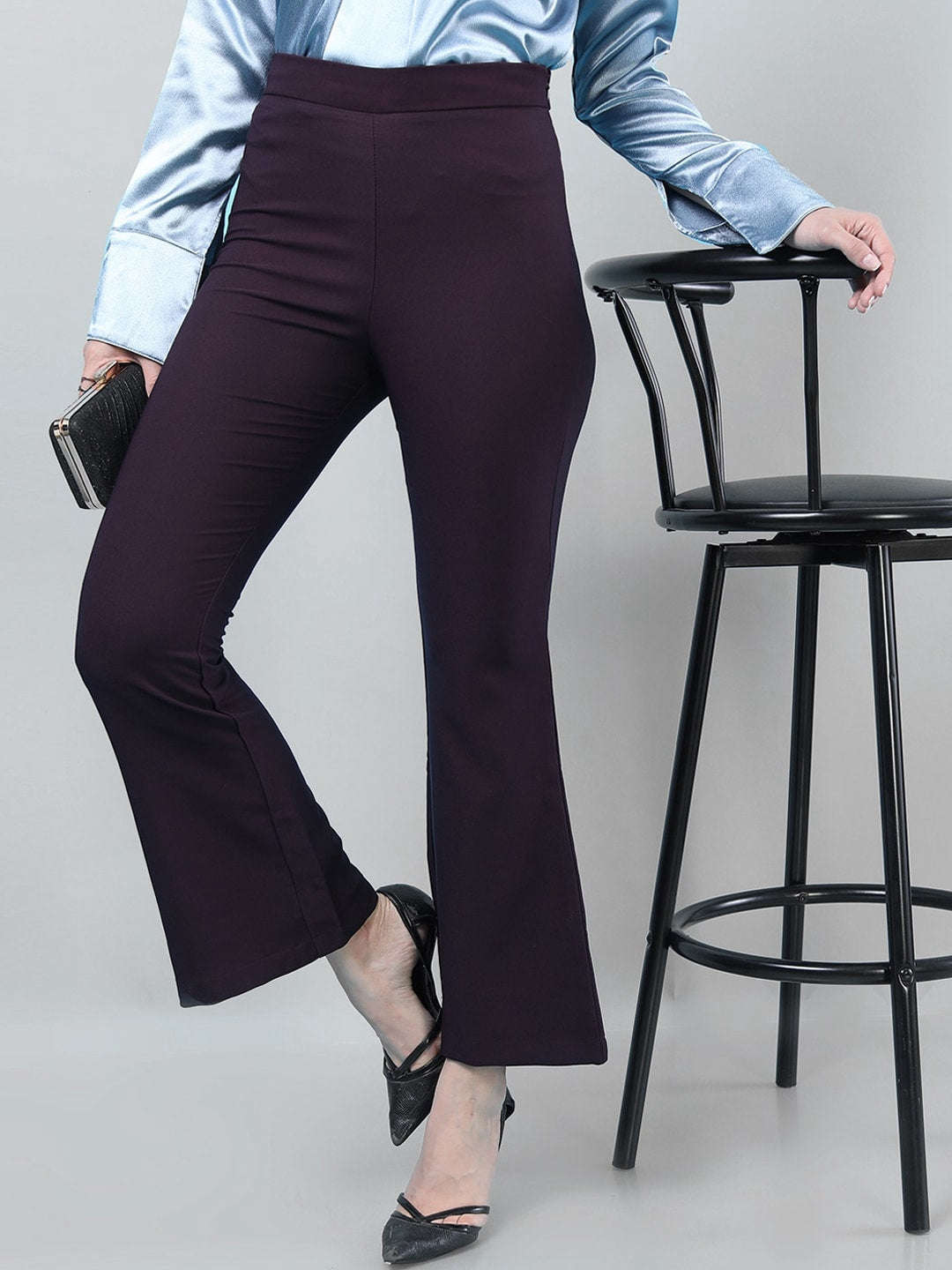 Women's Solid Bootcut Pant