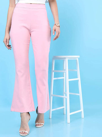 Women's Solid Bootcut Pant