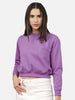 Women's Solid Regular Fit Sweatshirt