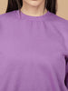 Women's Solid Regular Fit Sweatshirt