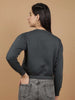 Women's Solid Regular Fit Sweatshirt