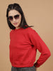 Women's Solid Regular Fit Sweatshirt